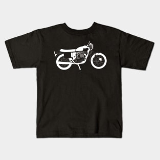 Triumph Bonneville White Outline Kids T-Shirt